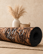 Deluxe Edition Cork Yoga Mat — Caffè Core — Macramé Boho Bag