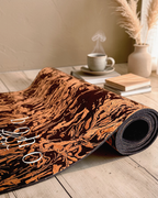 Deluxe Edition Cork Yoga Mat — Caffè Core — Macramé Boho Bag