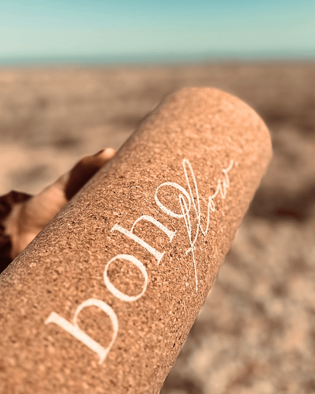 Alignment Edition Cork Yoga Mat — Mandala — Macramé Boho Bag