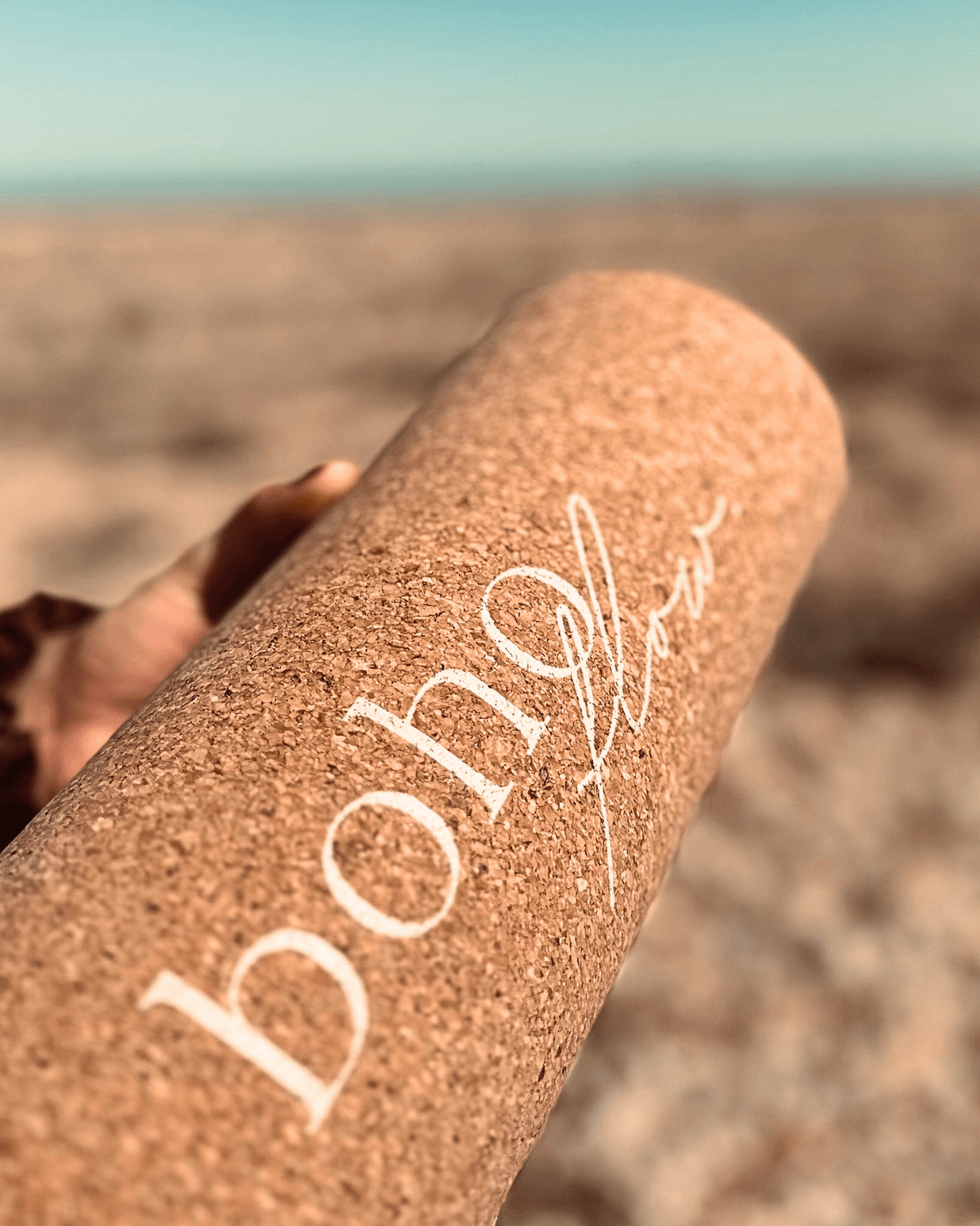 Alignment Edition Cork Yoga Mat — Mandala — Macramé Boho Bag