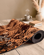Deluxe Edition Cork Yoga Mat — Caffè Core — Macramé Boho Bag